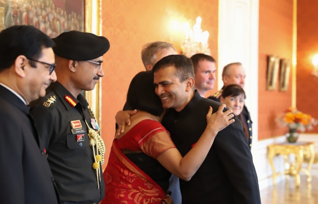 Ambassador Shri Raveesh Kumar presented his credentials to the President of the Czech Republic Petr Pavel at distinguished ceremony held at historic Prague Castle.