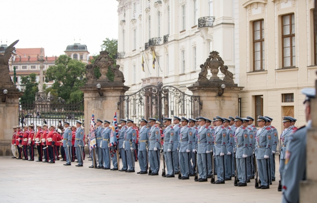 Ambassador Shri Raveesh Kumar presented his credentials to the President of the Czech Republic Petr Pavel at distinguished ceremony held at historic Prague Castle.