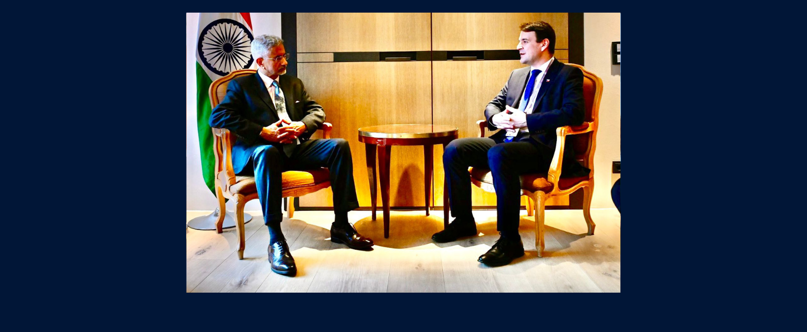 External Affairs Minister of India, Dr. S. Jaishankar, met with the new Deputy Prime Minister and Foreign Minister of the Czech Republic, Mr. Petr Macinka on the margins of the Munich Security Conference and discussed ways to further deepen economic and defence cooperation between our two countries.